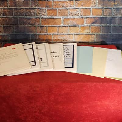 Lot of Vintage 1970s Hammond/Leslie Service Manuals and Price Lists image 1