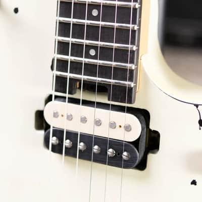 EVH Limited Edition Wolfgang Special Striped Series Electric Guitar - Distressed Ivory image 13