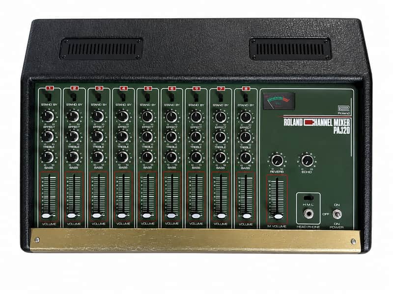 Roland PA-120 1970 - GREEN image 1
