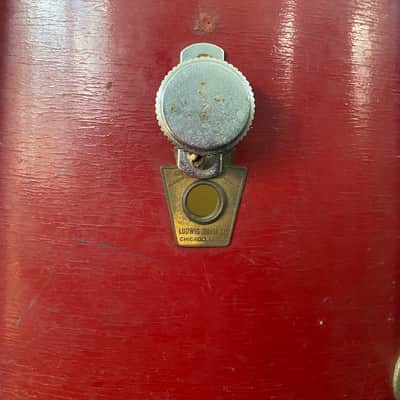 Ludwig Marching Snare 1963 - Red image 2