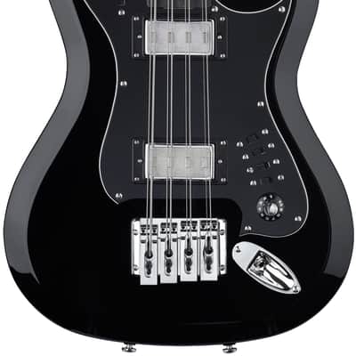 Hagstrom H8-II Bass Black Gloss w/Case image 1