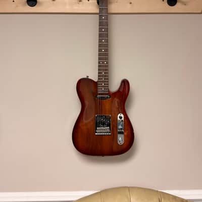Fender American Select Carved Top Koa Telecaster 2012 - Sienna Edge Burst image 1
