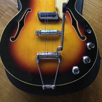 Meazzi hollow body mod SPITFIRE anni 60 - yellow sunburst image 2