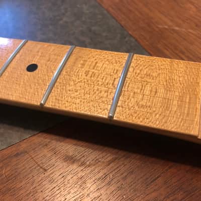 Musikraft Quarter sawn 1-piece maple T-style neck never installed - Light lacquer image 19