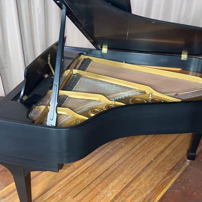 Steinway & Sons Model L 1974 - Ebony Satin image 2