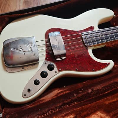 1966 Fender Jazz Bass - Olympic White image 14