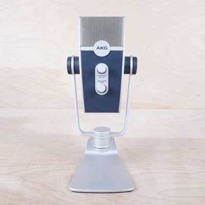 AKG Lyra Multipattern USB Condenser Microphone Dark Blue / Silver w/ Cable image 2