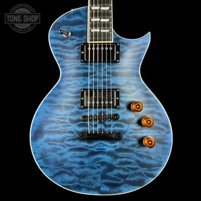 Used ESP USA Eclipse Quilt Top Satin Blue w/case TSU25062 image 1
