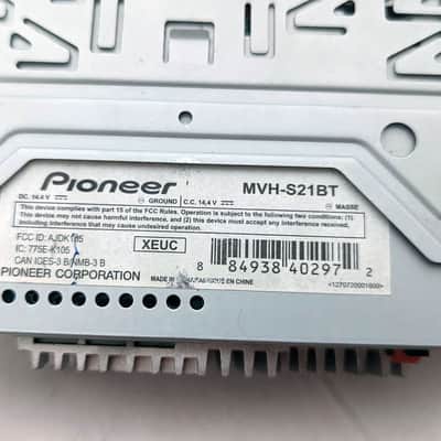Pioneer MVH-S21BT Bluetooth Car Stereo Receiver AM/FM Radio Audio System Single DIN Dash image 6