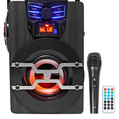 Home Rechargeable Bluetooth Karaoke Quarantine Activity System w/LED's+Mic image 1