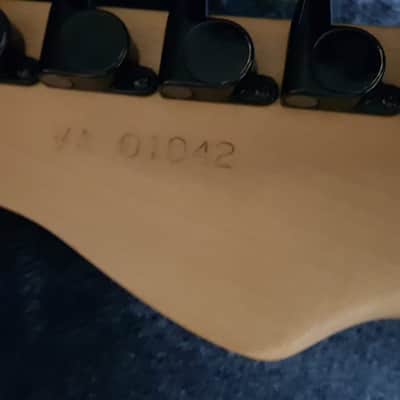 valley arts custom pro USA black beauty mirror gold pre samick 1992 signed image 21