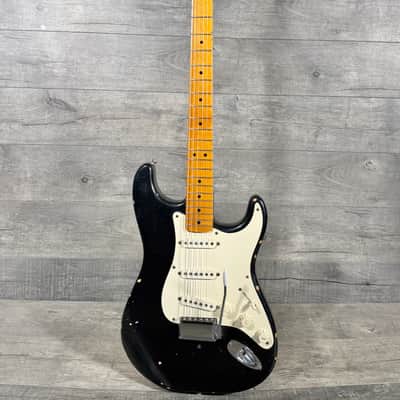 Fender V000 Serial Number American Vintage 1957 RI Stratocaster 1982 - Black image 1