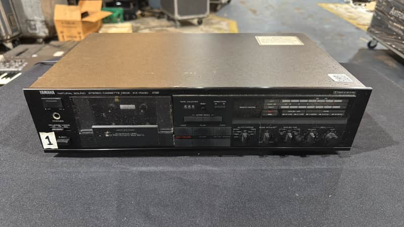 Yamaha KX-R430 Stereo Cassette Deck. Auto-Reverse. Made in Japan image 1