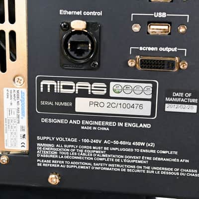 Midas PRO2C Live Digital Audio Mixing Console CG01WMV *ASK FOR SHIPPING* image 10