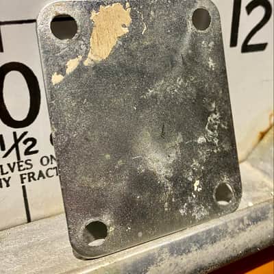 Circa 1956 Fender Stratocaster or Precision Bass guitar neck plate! image 2