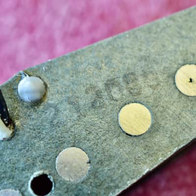 Vintage 1980 Fender Stratocaster Grey Bottom Strat Pickup Set - Incredible Tone 1979 image 8