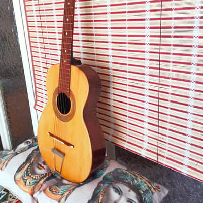 Guitar (Sicilian guitar) Ermelinda silvestri Parlor 1940 Natural image 3