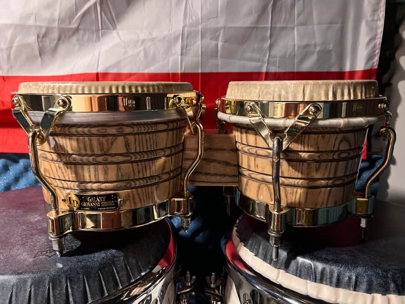 L.P. Giovanni Hildalgo Galaxy Bongos - Wood image 1