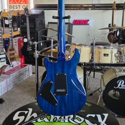 2025 PRS SE Custom 24 Semi-Hollow Piezo - Lake Blue image 7