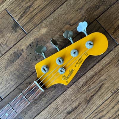 2006 Fender JB-62 Jazz Bass Dimarzio Collection ‘62 Reissue Sunburst MIJ Japan image 9