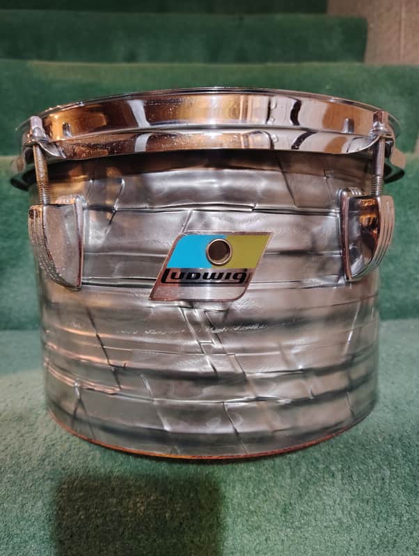 Ludwig 10" Concert Tom 1970's - Sky Blue Pearl image 1