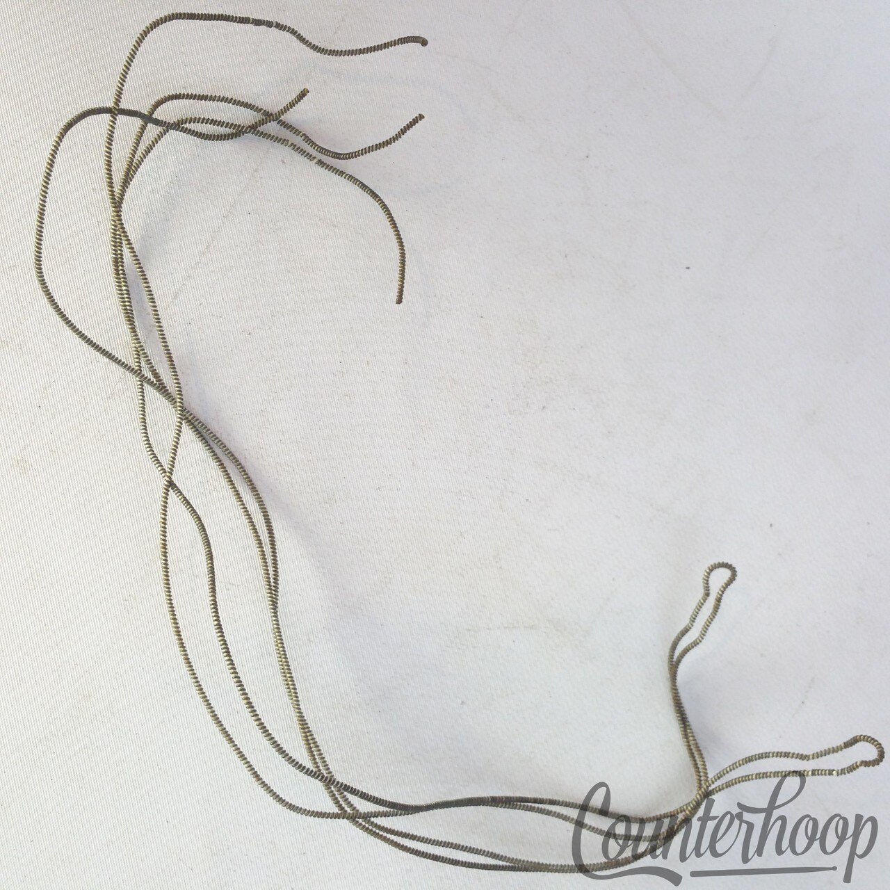 Early American 11"4-Strands Snare Drum Coiled Metal over Cloth Wires Vintage 10s — main photograph