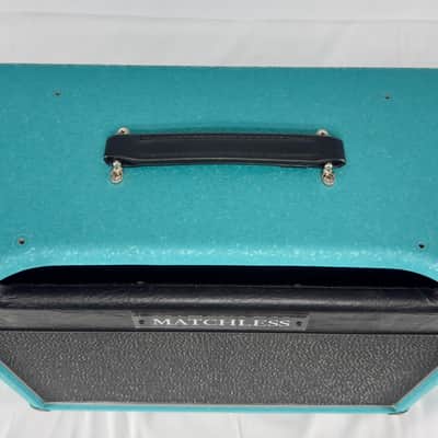 Matchless Unloaded 1x12 Cabinet - Blue Tolex image 4
