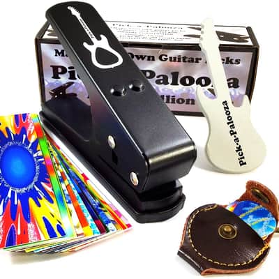 Premium Pick Maker - DIY Guitar Pick Punch Mega Gift Pack image 1