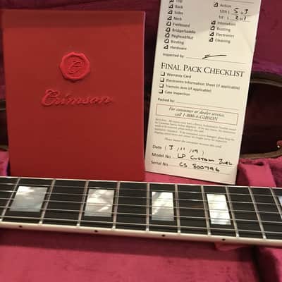 Gibson Custom Shop Les Paul Custom Burl Maple Limited Edition Electric Guitar Natural image 17
