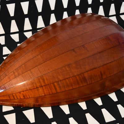 ✴️ Video Included – Restored 1920s Klingwunder Antique Pre-war German Guitar Lute – Flame Maple, Great Condition and Wonderful Sound image 10