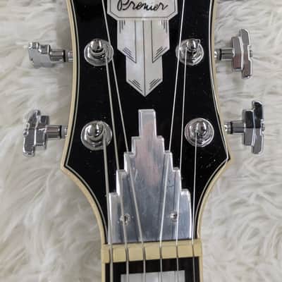D'Angelico Premier Semi-Hollow Body Electric Guitar w/Gig Bag, Transparent Wine image 3