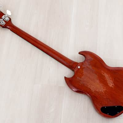 1964 Gibson EB-0 Vintage Short Scale Bass Cherry, 100% Original w/ Case image 12