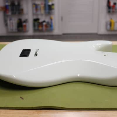 Warmoth Telecaster Body, Roasted Alder, Olympic White, Gotoh image 8