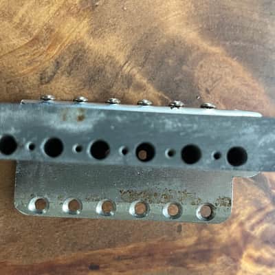 Fender USA Stratocaster Bridge ~ STRAT USA Heavy BLOCK image 5