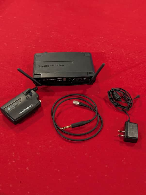 Audio-Technica System 10 ATW-1101/G 2.4GHz Digital Wireless Instrument System w/ Guitar Cable 2020's - Black image 1