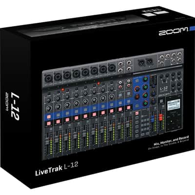 Zoom LiveTrak L-12 12-Channel Digital Mixer and Recorder Refurbished image 8