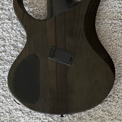 Ibanez BTB805MSTGF 5-String Multi-Scale Bass w/Case, Transparent Gray image 4
