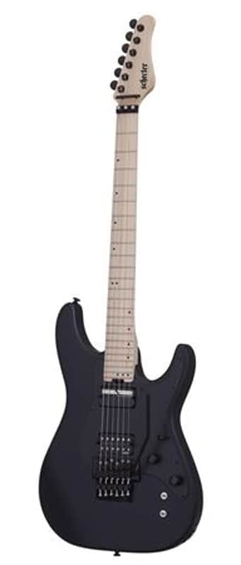 Schecter Sun Valley Super Shredder FRS Electric Guitar Satin Black image 1