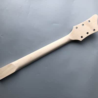 Maple guitar Neck 22Fret 25.5inch Rosewood Fretboard Paddle Head Nice Inlay image 2