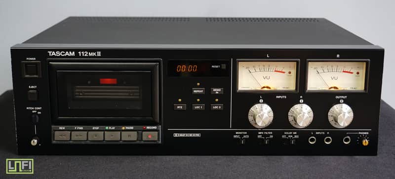 Tascam 112 MKii 90's - 00's Stereo Cassette Recorder 3U Rack