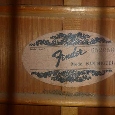 Fender Right Handed California Series San Miguel Acoustic : Leveled, Crowned & Dressed Frets '90-'92 - Natural image 11