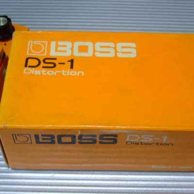1983 RARE Boss DS-1 Distortion w/ Original Box / MIJ Made in Japan (Black Label, Long Dash) image 8