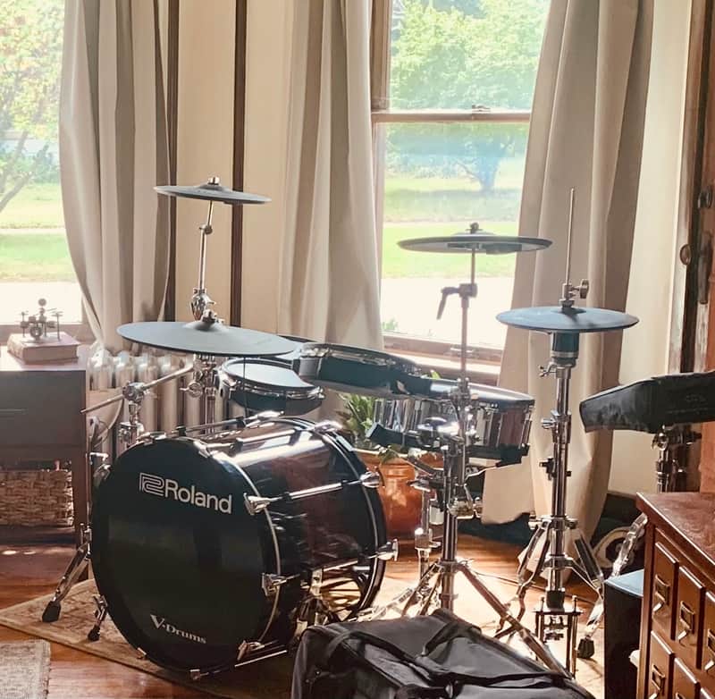 ROLAND TD50K-CLSC Electronic V-Drum Kit 5-piece w/22” bass drum image 1