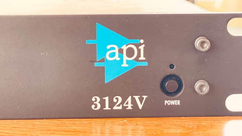 API 3124V 4-Channel Mic Preamp 2017 - Present - Black image 1