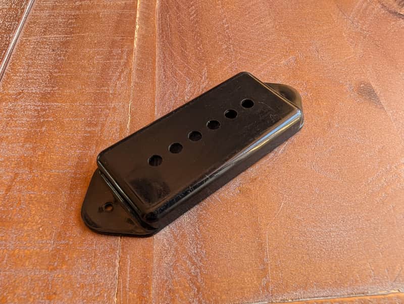 Gibson P90 Dog Ear Pickup Cover Vintage 1950s 60s Black Great Condition! image 1