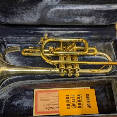 Bach Stradavarious 25 1967 - Raw Brass & Silver Plated Bell image 1