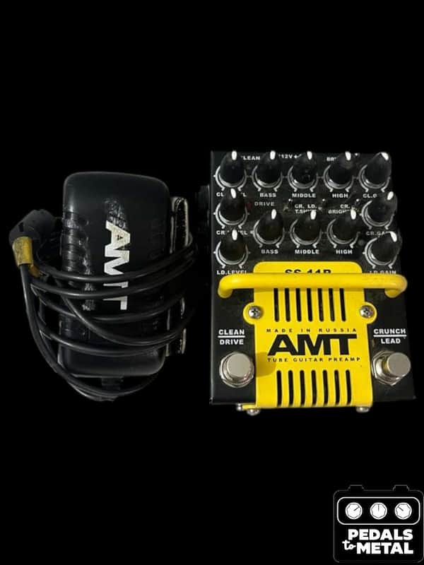 AMT Electronics SS-11B (Modern) Guitar Preamp 2010s - Black/Yellow - X18170 image 1