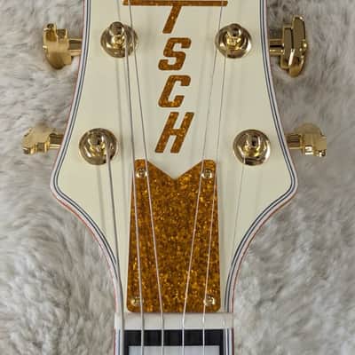 Gretsch G6136T-MGC Michael Guy Chislett Signature Falcon +Bigsby, Vintage White image 5