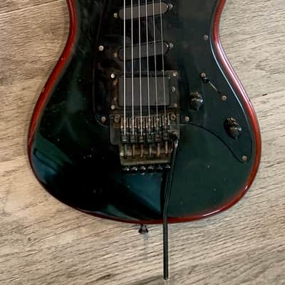 Ibanez Roadstar II RG440 1986 w/Floyd Rose licensed tremolo, Dark Wine image 4