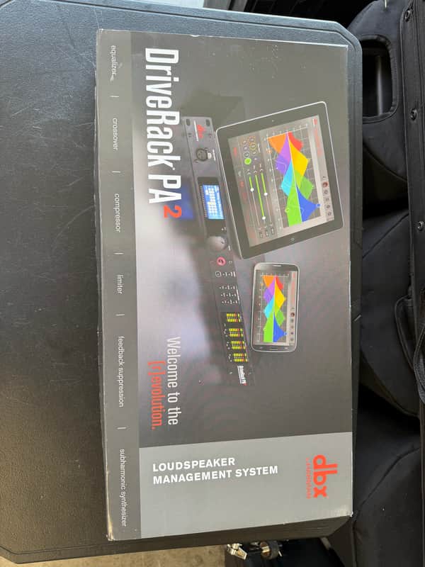 dbx DriveRack PA2 Complete Loudspeaker Management System 2010s - Black image 1